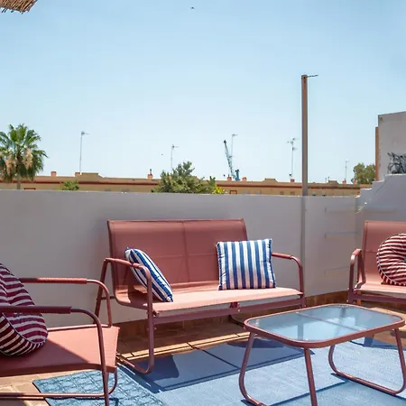 Global Vacacional, Apartamento Con Amplia Terraza En El Puerto De Sagunto